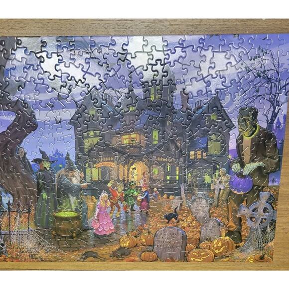 Bits And Pieces Goblins & Goodies & Ghouls Oh My Large Format 300 Pieces Puzzle - Picture 14 of 16